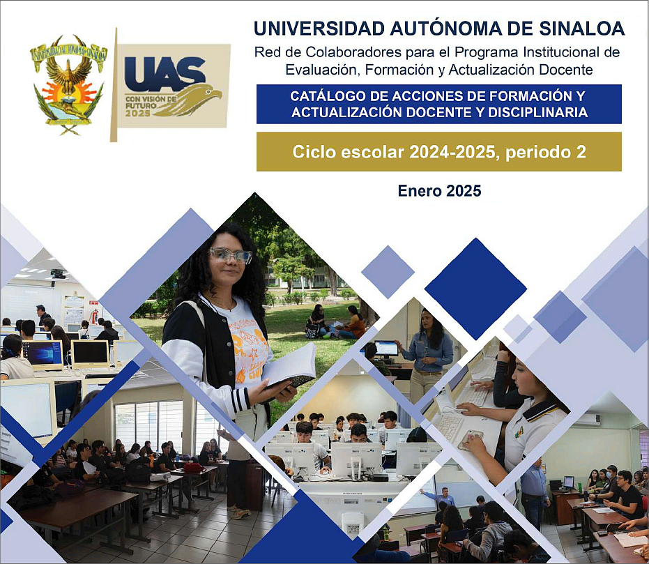 Catálogo de acciones de formación y actualización docente y disciplinaria, ciclo escolar 2024-2025, periodo 2