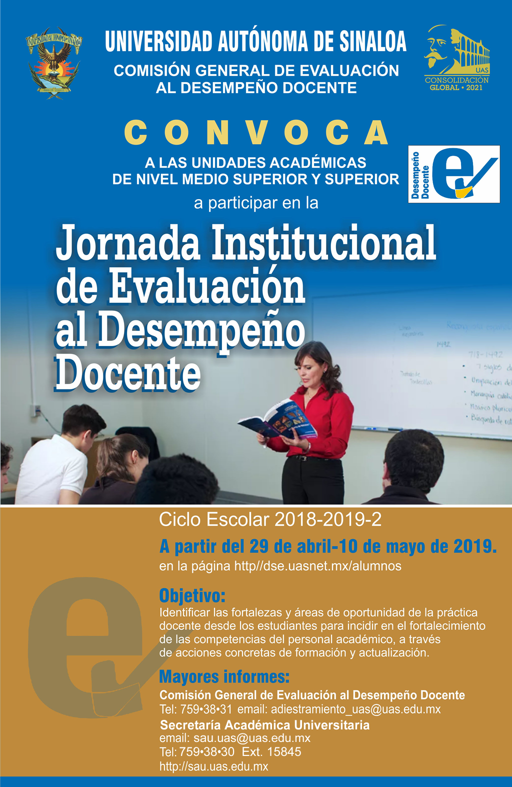 Jornada Institucional de Evaluacin al Desempeo Docente 2018-2019 II