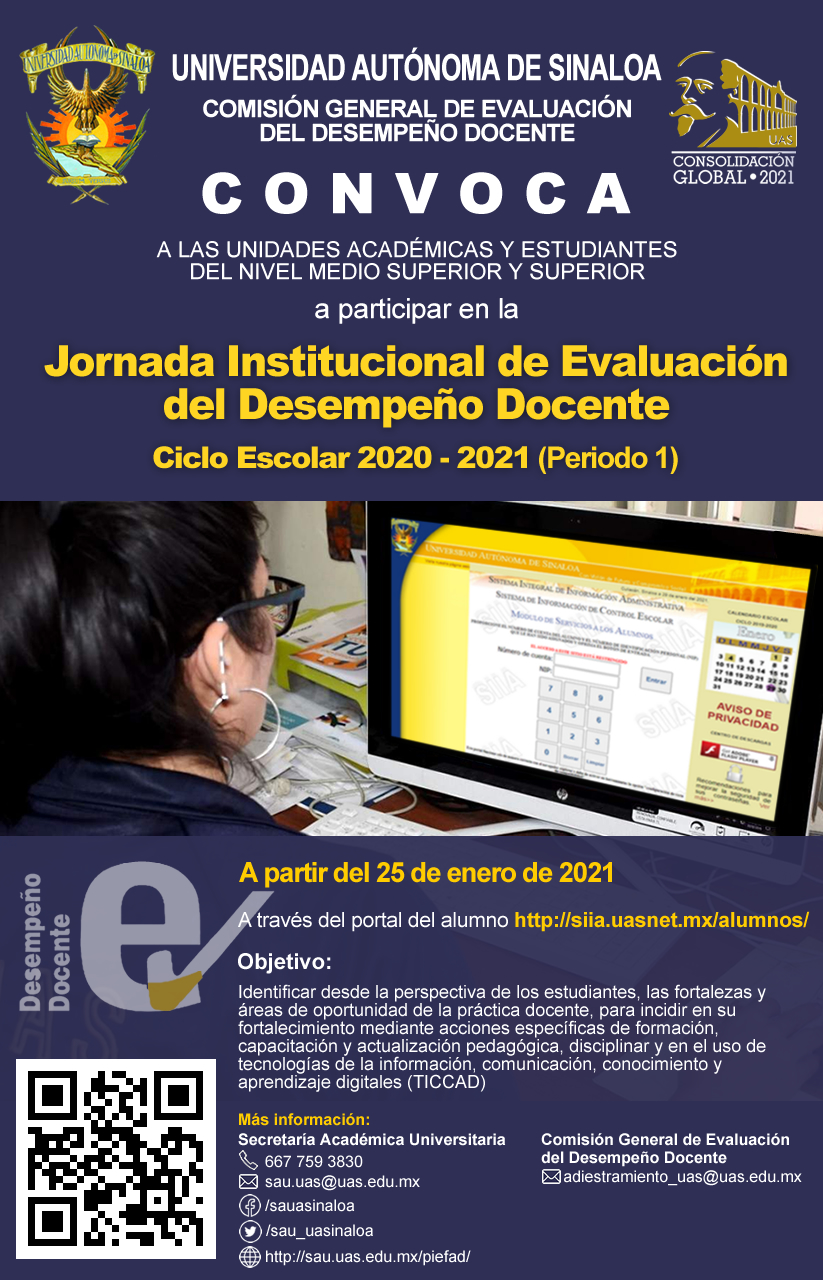Jornada Institucional de Evaluacin del Desempeo Docente (desde la perspectiva de los estudiantes) 2020-2021 I