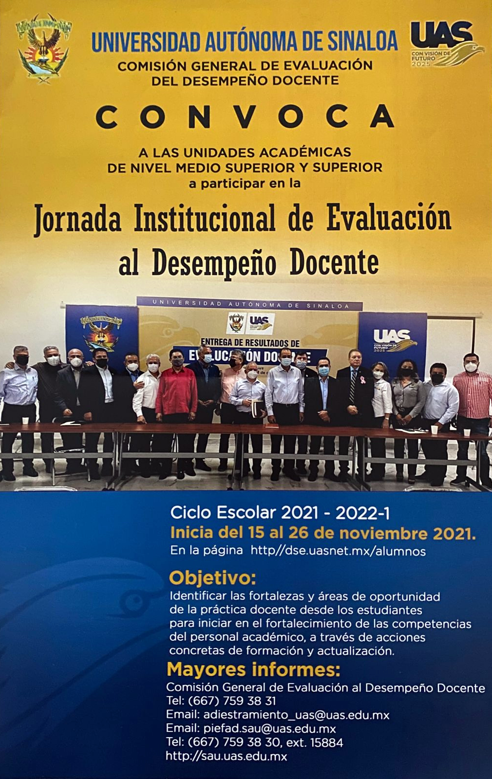 Jornada Institucional de Evaluacin del Desempeo Docente (desde la apreciacion de los estudiantes) 2021-2022, Periodo I