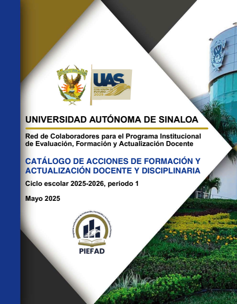 Catálogo de Acciones de Formación y Actualización Docente y Disciplinaria 2025-2026, Periodo 1