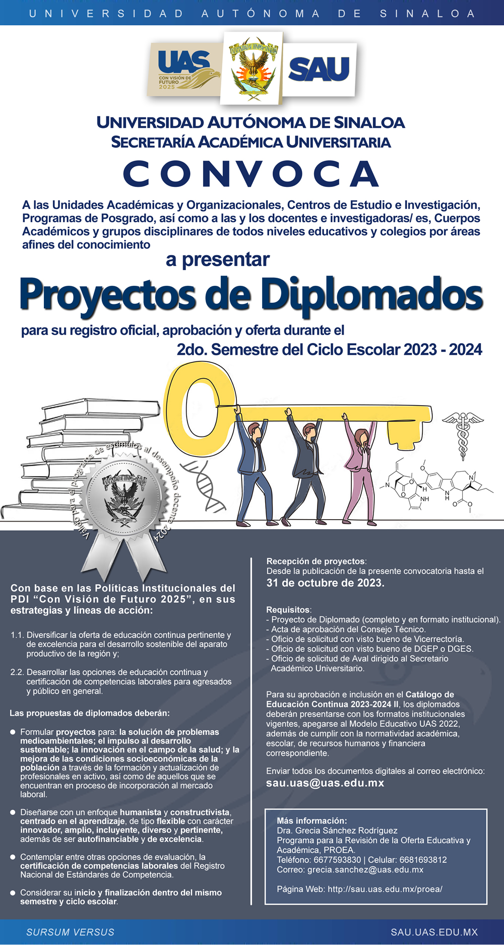 Convocatoria para la formulación y presentación de Proyectos de