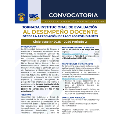 Jornada Institucional de Autoevaluación Docente 2025-2026, Periodo 2